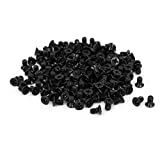 uxcell Computer PC Case 3.5" HDD 6#-32 Flat Phillips Head Hard Drive Screw Black 200pcs