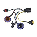 WMPHE Compatible with Headlight Wiring Harness Chevy Avalanche Suburban 1500 Tahoe 2007 2008 2009 2010 2011 2012 2013 2014, 15950809 Headlamp Wiring Harness, Front Lamp Socket Wire