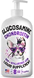 LEGITPET Liquid Glucosamine for Dogs - Bacon Flavour with Chondroitin, MSM & Hyaluronic Acid K9 Supplement - Hip and Joint Formula