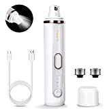 Petural Dog Nail Grinder with LED Light, 2021 Upgraded Powerful 3-Speed Electric Pet Nail Trimmer with Reminder App Painless Paw Smoothing, Grooming, Trimming Tool for Small Medium Large Dogs & Cats