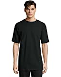 Hanes Size Men's Beefy Short Sleeve Tee Value Pack (2-Pack), Black, 3X-Large/Tall