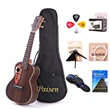 Paisen Concert Ukulele Rosewood 23 inch Hawaii Ukulele with Gig Bag Aquila Nylon Strings Tuner Picks Full set of Ukele Accessories Professional Ukalalee Yukalalee