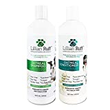 Lillian Ruff Calming Oatmeal Pet Shampoo & Conditioner for Dry Skin & Itch Relief with Aloe & Hydrating Essential Oils - Replenish Moisture & Deodorize - Dog Shampoo & Conditioner for Sensitive Skin