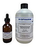 Biopharm Phenolphthalein pH Indicator 1% Solution 500 ml (16 oz) Bottle Plus 1 Dropper Bottle (2 oz) containing 50 ml of Solution