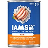 IAMS PROACTIVE HEALTH Healthy Aging Wet Dog Food Classic Ground with Slow Cooked Chicken and Rice, 12-Pack of 13 oz. Cans