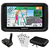 Garmin 5" GPS Navigator for Trucks & Long Haul (010-01858-02) with Dual Electronic Car Socket Cigarette Lighter USB Ports, 3 Pcs Digital Camera & Camcorder Screen Protectors & 7" Tablet Case