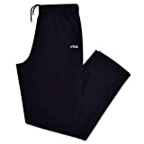 Fila Men Lightweight Active Big and Tall Sweatpants for Men Lounge Sweatpants Black