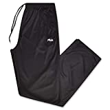 Fila Men Lightweight Active Big and Tall Sweatpants Dri Power Lounge Sweatpants Black