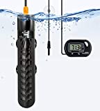 BOEESPAT Aquarium Heater 300W Fish Tank Heater with Anti Scald Protector and Aquarium Thermometer, Fully Submersible Fish Heater for Marine Saltwater and Freshwater (40 to 60 gallons)
