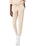 Amazon Essentials Women's Relaxed Fit Fleece Jogger Sweatpant, Warm Beige, Medium