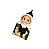 Baby Elf Doll - Newborn Elfs Figurine - Tiny Christmas Elves - Real - Girl - Boy - Full Body (Camo)