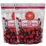 Cherry Bay Orchards - Dried Mixed Fruit Blend (Cherries, Blueberries, Cranberries) - Two 6oz Bags - 100% Domestic, Natural, Kosher Certified, Gluten-Free, and GMO Free - Packed in a Resealable Pouch