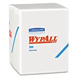 WypAll 41083 X60 Cloths, 1/4 Fold, 12 1/2 x 10, White, 70 per Pack (Case of 8 Packs)