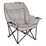 Big Bear Padded Camping Chair with Carry Bag, Folded