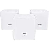 Tenda Nova Mesh WiFi System (MW3)-Up to 3500 sq.ft. Whole Home Coverage, WiFi Router and Extender Replacement, AC1200 Mesh Router for Wireless Internet, Works with Alexa, Parental Controls, 3-pack