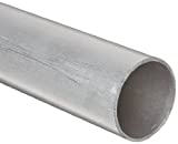 RMP 6061-T6 Aluminum Round Tube, 1 Inch OD x 0.125 Inch Wall, 72 Inch Length, Extruded, Unpolished (Mill) Finish