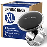 Steering Wheel Knob for Truck - XL Driving Knob for Thick Steering Wheels - for Heavy Duty, Vans, Pickup Trucks, Semi, Sport and Tuning Steering Wheels - Facilitates Maneuvers