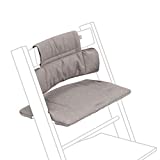 Tripp Trapp Classic Cushion, Icon Grey - Pair with Tripp Trapp Chair & High Chair for Support and Comfort - Machine Washable - Fits All Tripp Trapp Chairs