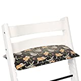 Ukje Cushion Compatible with Stokke Tripp Trapp High Chair - Coated Plastified Cushion - Designed and Handmade in Europe - Stokke Tripp Trapp Cushion (Old and New Model) - 1 Piece - Sloth