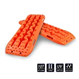 REINDEER Recovery Traction Tracks Mat for 4X4 Offroad Sand Snow Mud Track Tire Ladder Orange Slim 4WD