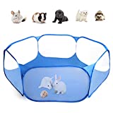 Casifor Guinea Pig Cage Rabbit Cage with Mat Playpen Perfect Size for Small Animal Pet Play Pen Exercise Yard Fence Portable Tent for Hamsters, Hedgehog, Puppy, Cats (Blue)