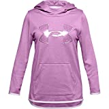 Under Armour Girls' Armour Fleece Graphic Hoodie , Polar Purple (537)/Crystal Lilac , Youth X-Small