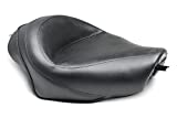 Mustang Motorcycle Seats 76150 Wide Touring Solo Seat for Harley-Davidson Sportster 2004-'21, Original, Black