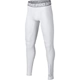 Nike Pro Boy's Training Tights (White/Wolf Grey, X-Small)