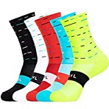 Cycling Socks, Ankle Compression Socks for Triathlon, Walking, Climbing, Sports