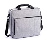 eLUUGIE Travel Carrying Bag Case for PS4 PRO Console Multifunctional Travel Storage Bag Handbag/Shoulder Bag for PS4 System and Accessories PS4 Pro/PS4/PS4 Slim (Grey)
