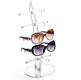 Eyeglasses Sunglasses Storage Display Stand Holder Organizer Case Show Rack for 5 Glasses