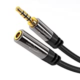 KabelDirekt – (6 feet Headset Extension Cable (3.5mm Male to 3.5mm Female) - Pro Series