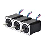 3pcs Nema 17 Bipolar Stepper Motor Kit 92oz.in 2.1a 4-lead 60mm Hobby CNC