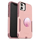 Bundle: OtterBox COMMUTER SERIES Case for iPhone 11 - (BALLET WAY) + PopSockets PopGrip - (PETAL POWER)