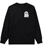 Kings Of NY Ghost Chest Mens Crewneck Sweatshirt Medium Black