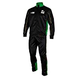 Title Boxing WBC Warm Up Suit, Black/Green, Medium