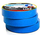 Multi-Surface Blue Painters Tape - 1 Inch Masking Tape for Painting, Crafts and DIY - Professional Grade Paint Tape, UV Resistant - 0.94 Inches x 60 Yards (3 Rolls)