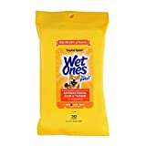 Wet Ones for Pets Paw & Tushie Dog Wipes with Chamomile | Dog Wipes for All Dogs in Tropical Splash Scent, Wipes with Wet Lock Seal | 30 Ct Pouch Dog Paw Wipes