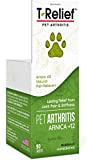 MediNatura T-Relief Pet Arthritis Relief Arnica +12 Powerful Natural Homeopathic Medicines Help Ease Hip & Joint Pain Soreness & Stiffness for Dog & Cat - 90 Tablets