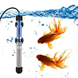 Mylivell Aquarium Heater Submersible Auto Thermostat Heater, Fish Tank Water Heater and Adjustable Temperature with Suction Cup-100W