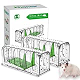 Thanos Mouse Traps Rat Traps Humane Mouse Trap Catch and Release Mouse Traps Reusable for Indoor/Outdoor Use Easy to Set Quick Effective Sanitary Kids/Pets Safe for Mice/Rodent Mouse Catcher 2 Pack