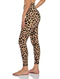 HeyNuts Hawthorn Athletic High Waisted Yoga Leggings for Women, Buttery Soft Workout Pants Compression 7/8 Leggings with Inner Pockets Cheetah_25'' S(4/6)