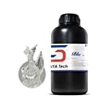Siraya Tech Blu 3D Printer Resin Tough Clear Resin 3D Printing with High Toughness Resolution Strong and Precise Resin 3D Printer 405nm UV-Curing Rapid Resin for LCD DLP 8K 3D Printer (Clear V2, 1kg)