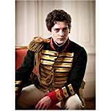 Aneurin Barnard 8 inch x 10 inch PHOTOGRAPH War & Peace (TV Mini-Series 2016 - ) Leaning Forward in Chair kn