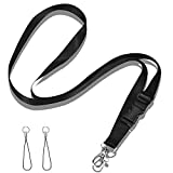 Heavy Duty Phone Lanyard Neck Strap Updated Strengthen Hook Quick Release Design Easy to Wear Adjustable Length for Cellphone Case ID Card Badge Holder