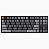 Keychron K8 Wireless Bluetooth/USB Wired Mechanical Keyboard, Hot-swappable Tenkeyless 87 Keys RGB LED Backlit Gateron Brown Switch N-Key Rollover, Aluminum Frame for Mac and Windows