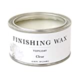 Jolie Finishing Wax - Protective topcoat Paint - Use on interior furniture, cabinets, walls, home decor and accessories - Odor-Free, Non-Hazardous - Clear - 120 ml