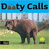 RED EMBER Funny Gag Gift Dooty Calls 2022 Hangable Wall Calendar - 12" x 24" Opened - Thick & Sturdy Paper - Giftable - Perfect for White Elephant, Yankee Swap, Secret Dirty Santa