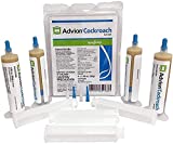 advion 383920 4 Tubes and 4 Plungers Cockroach German Roach Pest Control Inse, Brown