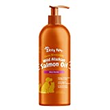 Pure Wild Alaskan Salmon Oil for Dogs & Cats - Supports Joint Function, Immune & Heart Health - Omega 3 Liquid Food Supplement for Pets - Natural EPA + DHA Fatty Acids for Skin & Coat - 16 FL OZ